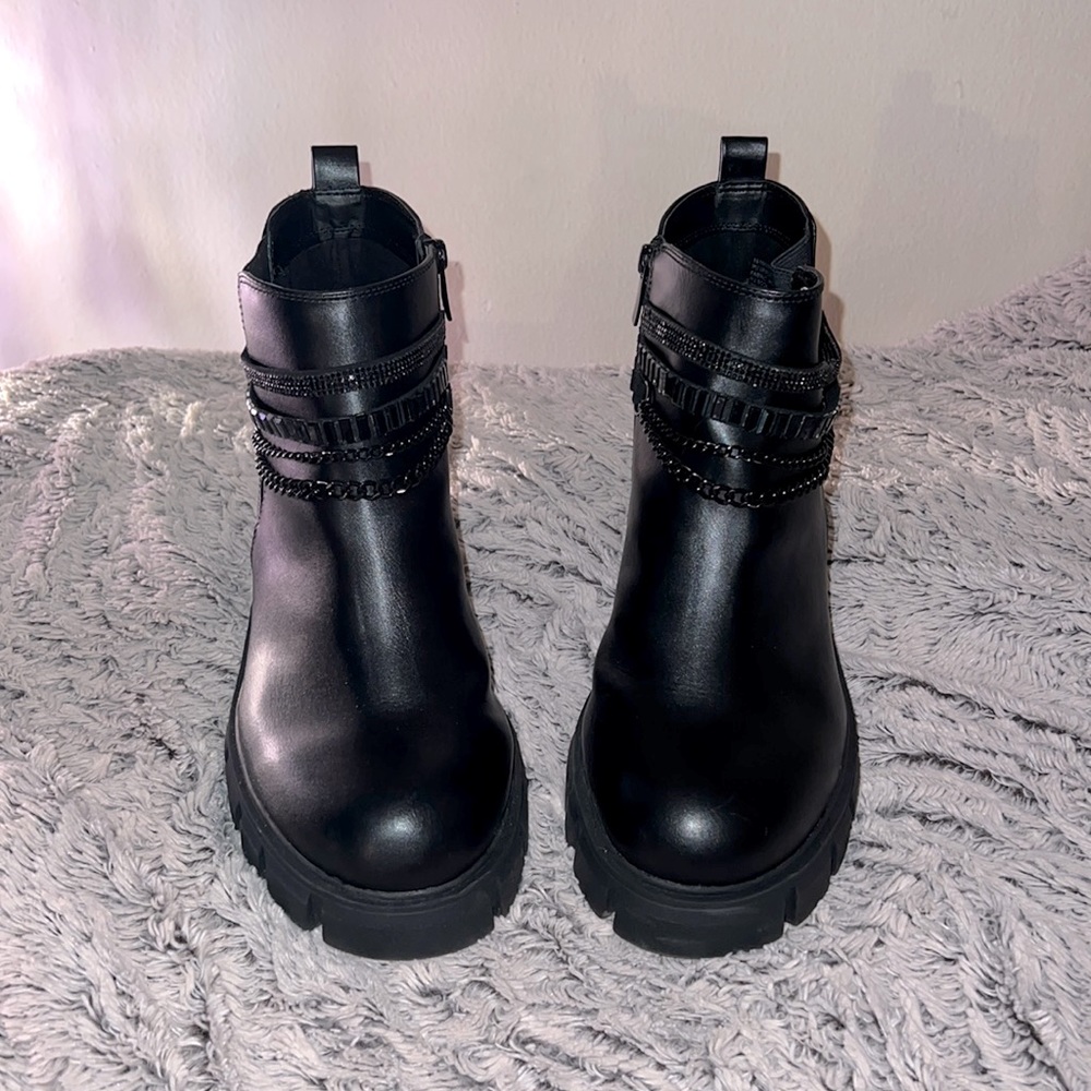 Torrid Chunky Platform Chain Bootie